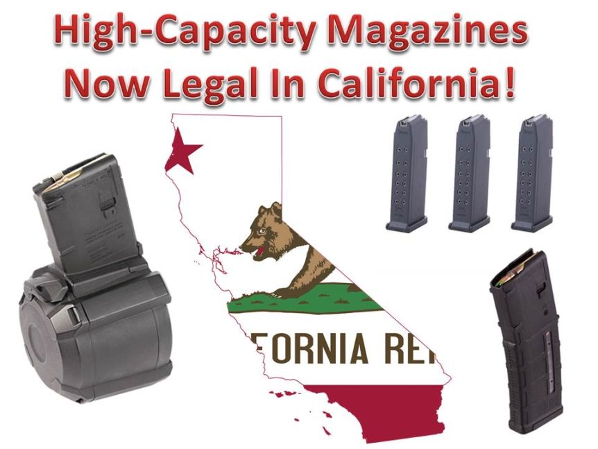 HighCapacity Magazines in California