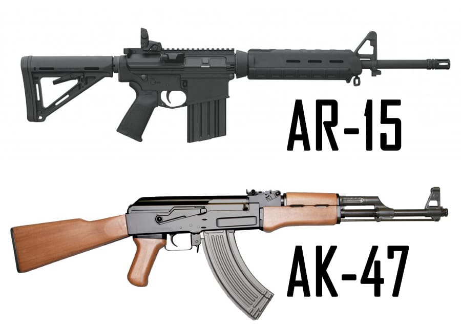 m16 vs ak47 bullet
